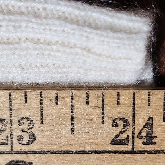 White + Warren 100% Cashmere Wrap Sweater Ivory M Lightweight Structured Knit - Picture 7 of 12